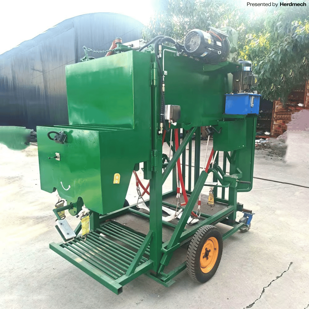 1200KG Cattle Hoof Trimming Chute – Electric Motor & Adjustable Front Door