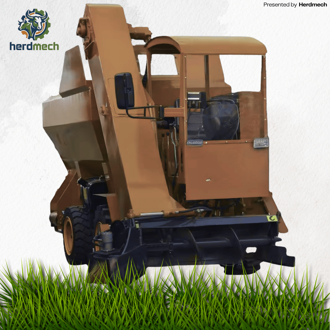 Leftover Feed Collector | 12m³ Diesel-Powered Feed Recovery & Secondary Feeding Machine