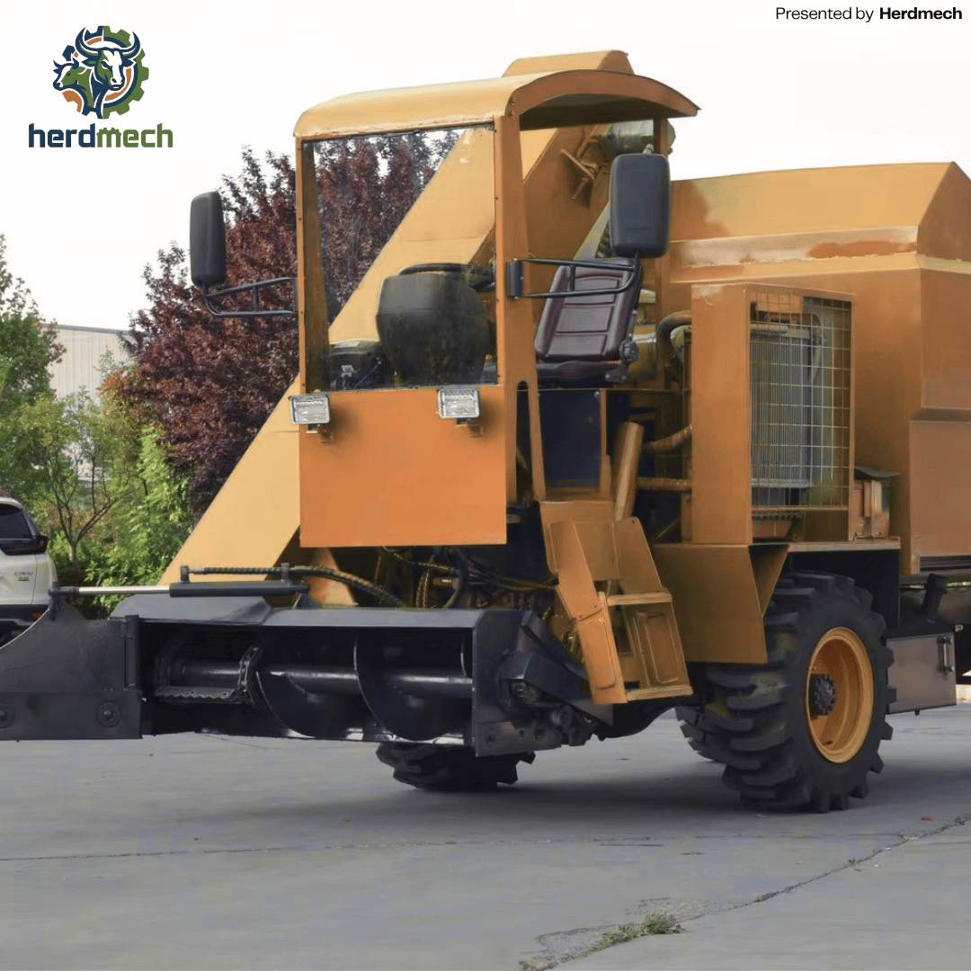 Leftover Feed Collector | 12m³ Diesel-Powered Feed Recovery & Secondary Feeding Machine