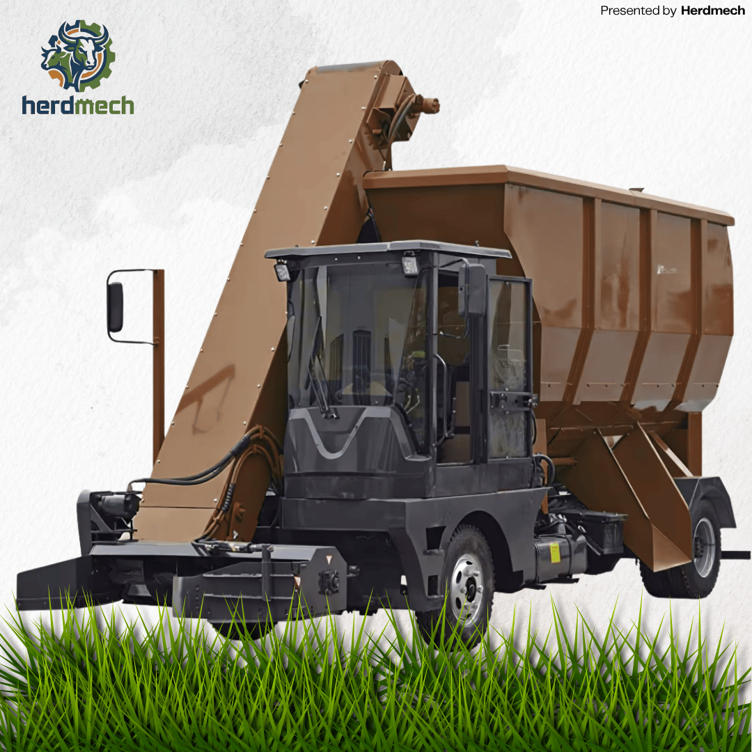 Leftover Feed Collector | 16m³ Diesel-Powered Feed Recovery & Secondary Feeding Machine