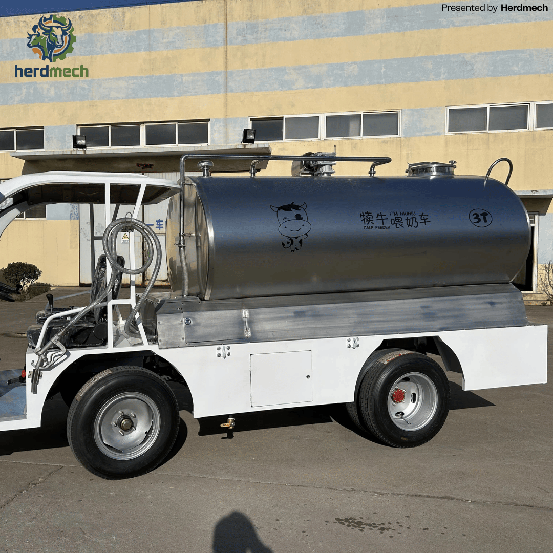 3000L Electric Milk Taxi Calf Milk Feeder | Stainless Steel