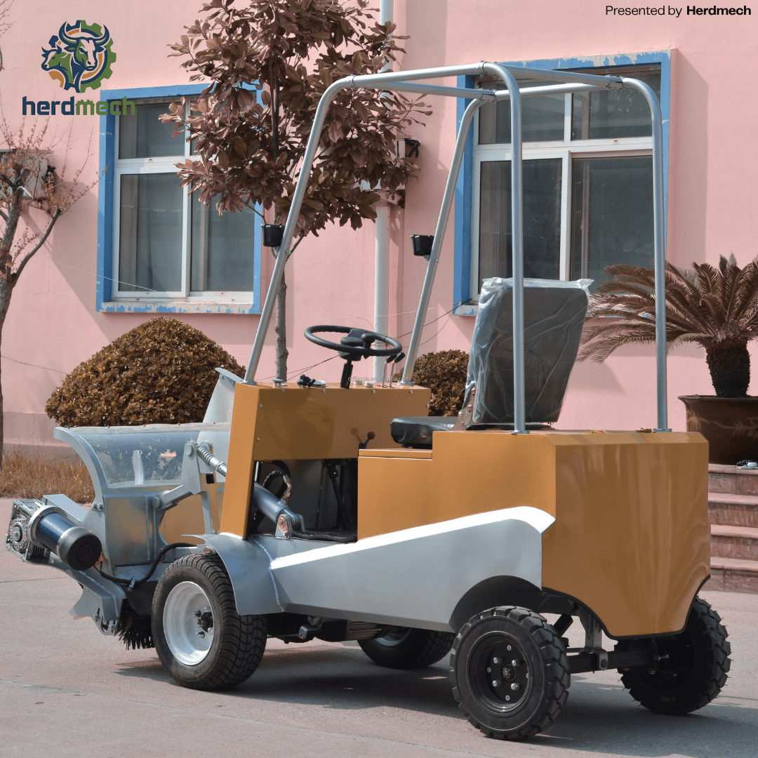 Customized Feed Pusher | Push & Sweep Integrated Livestock Feeding Machine