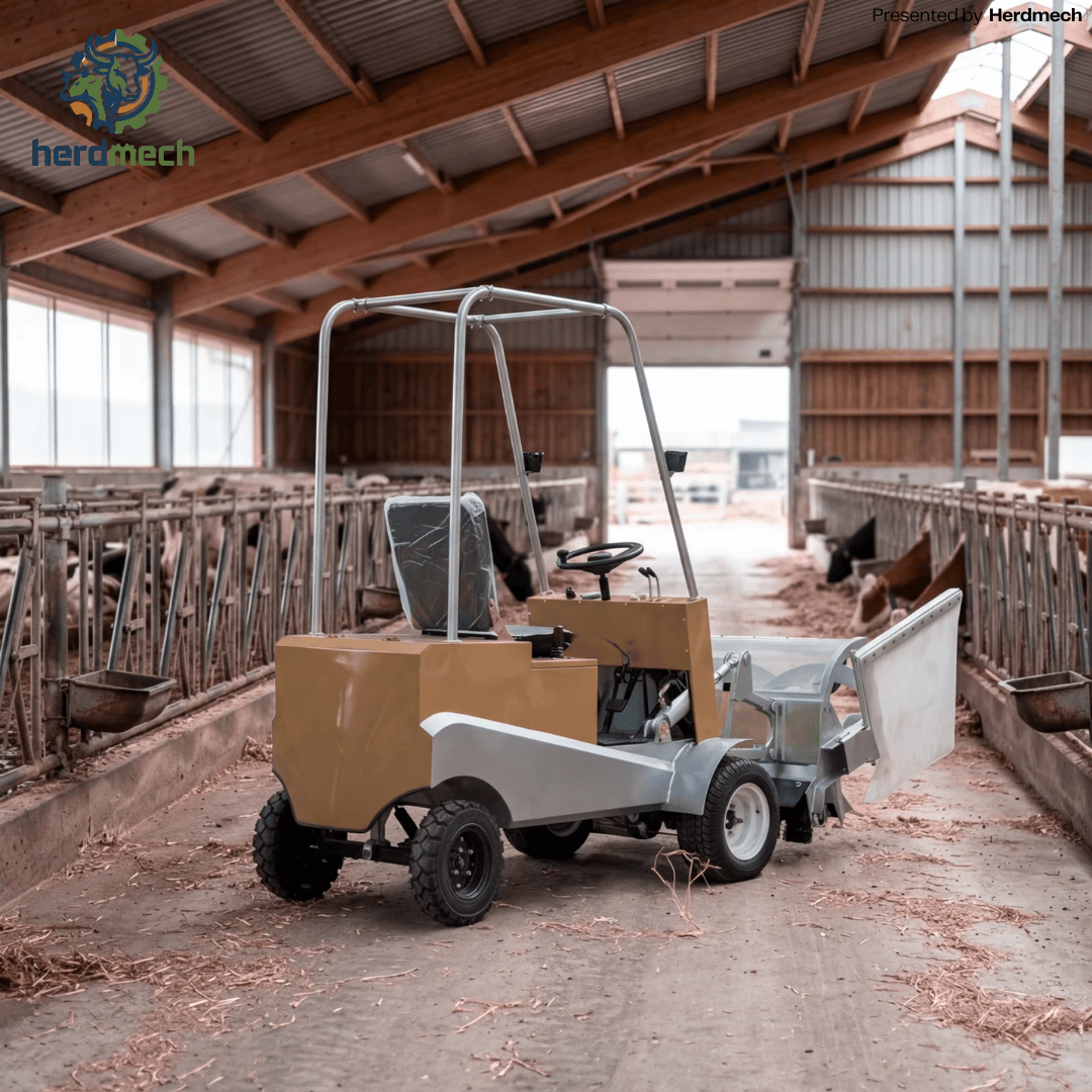 Customized Feed Pusher | Push & Sweep Integrated Livestock Feeding Machine
