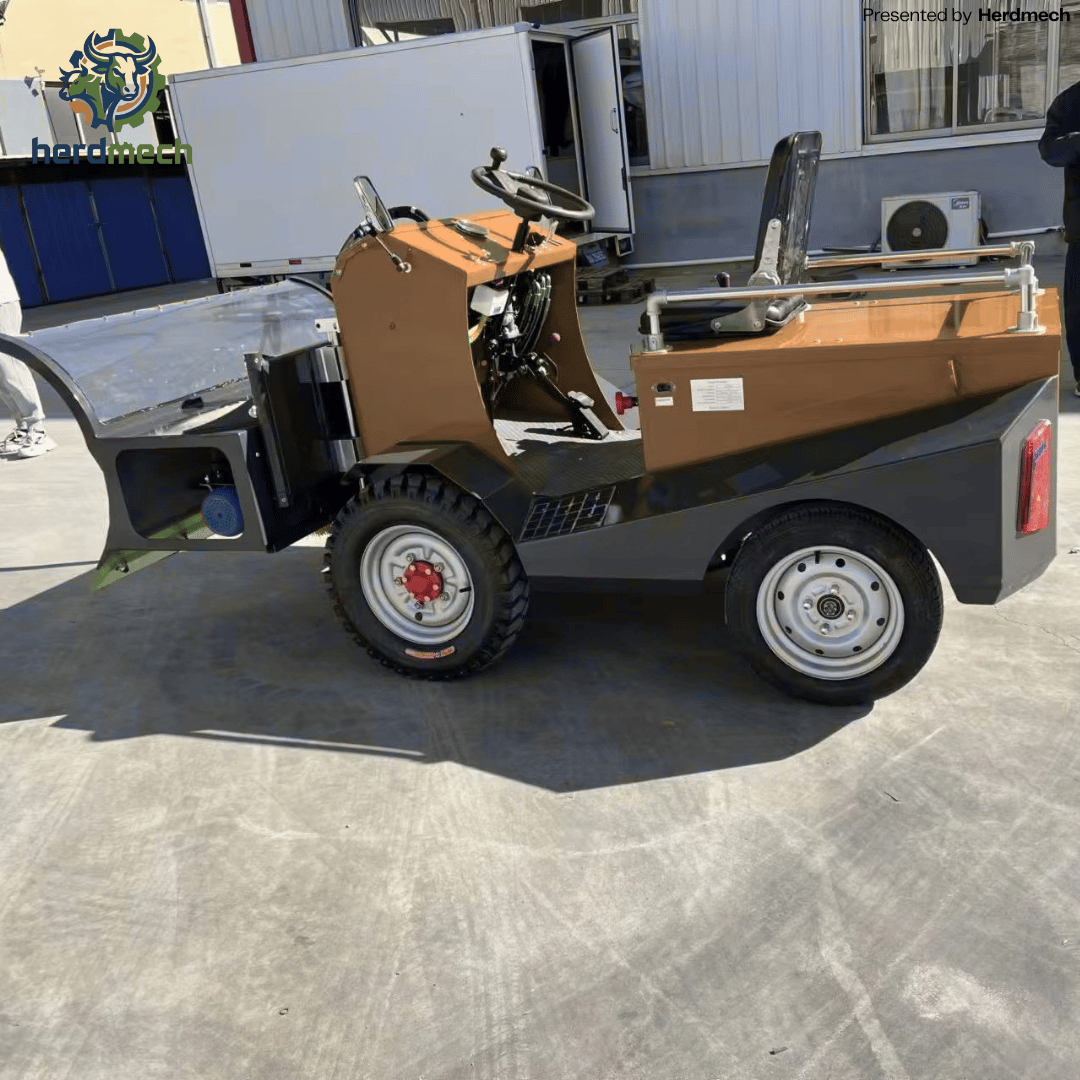 Mini Feed Pusher | Push & Sweep Integrated Livestock Feeding Machine