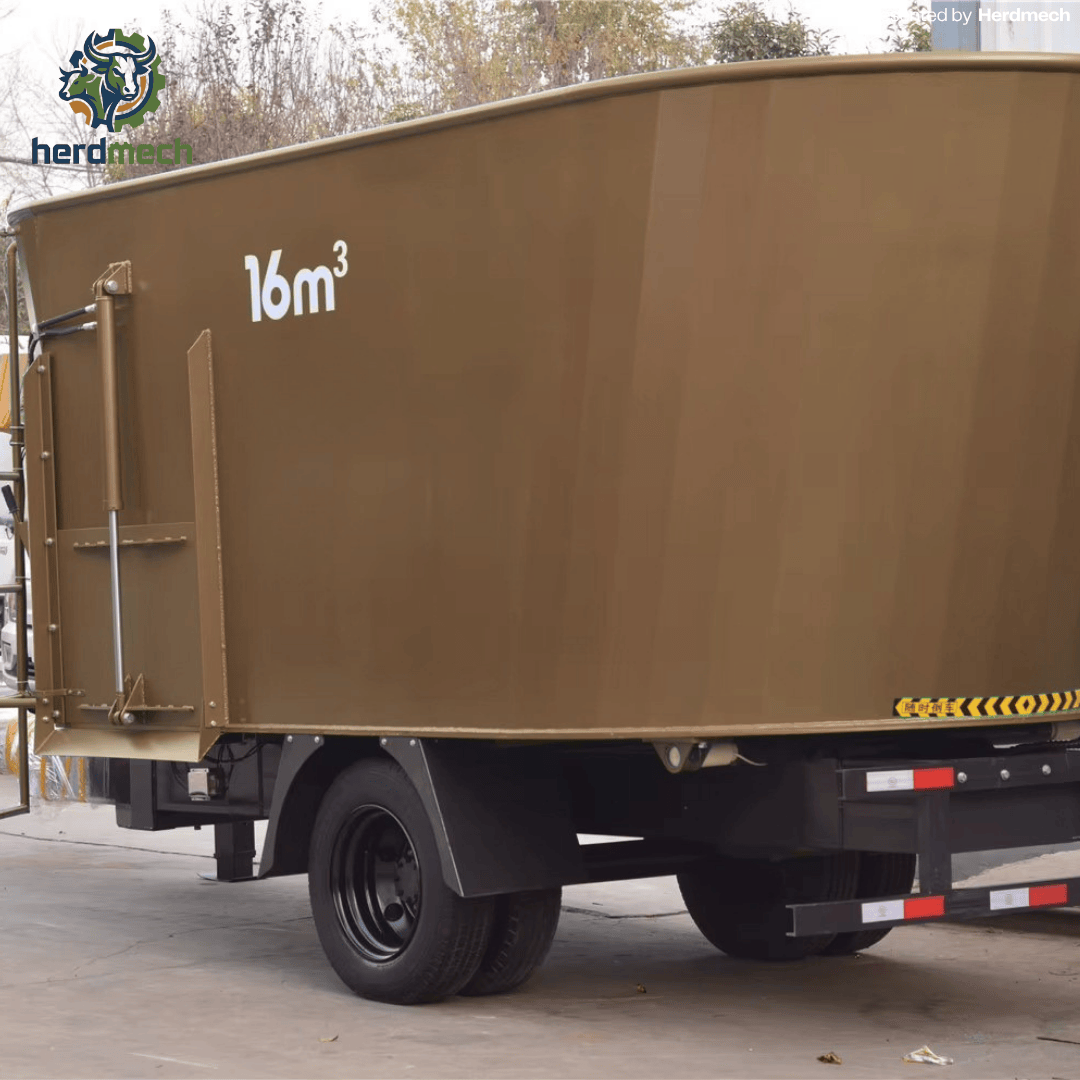 16m³ Dual-Auger Trailed TMR: Heavy-Duty Performance for Growing Herds