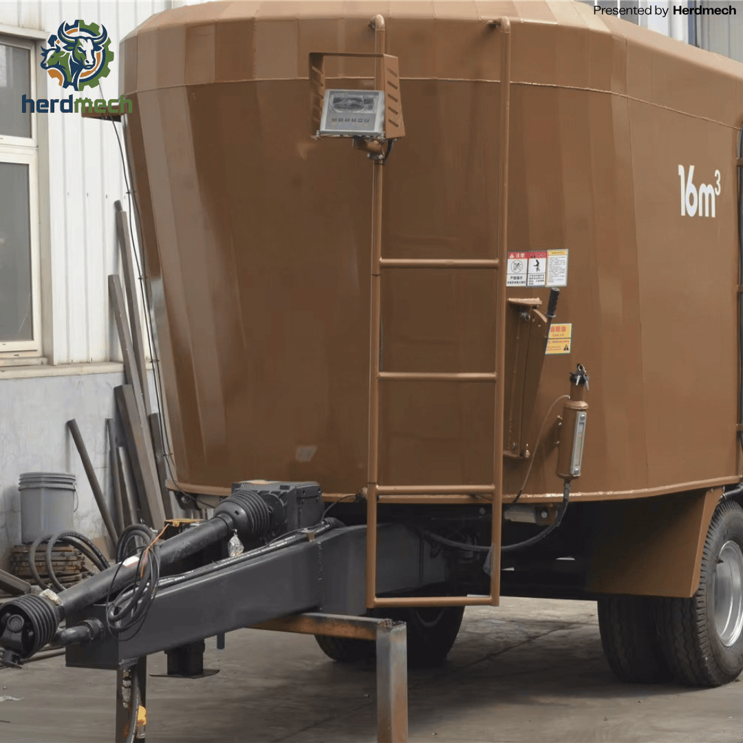 16m³ Dual-Auger Trailed TMR: Heavy-Duty Performance for Growing Herds