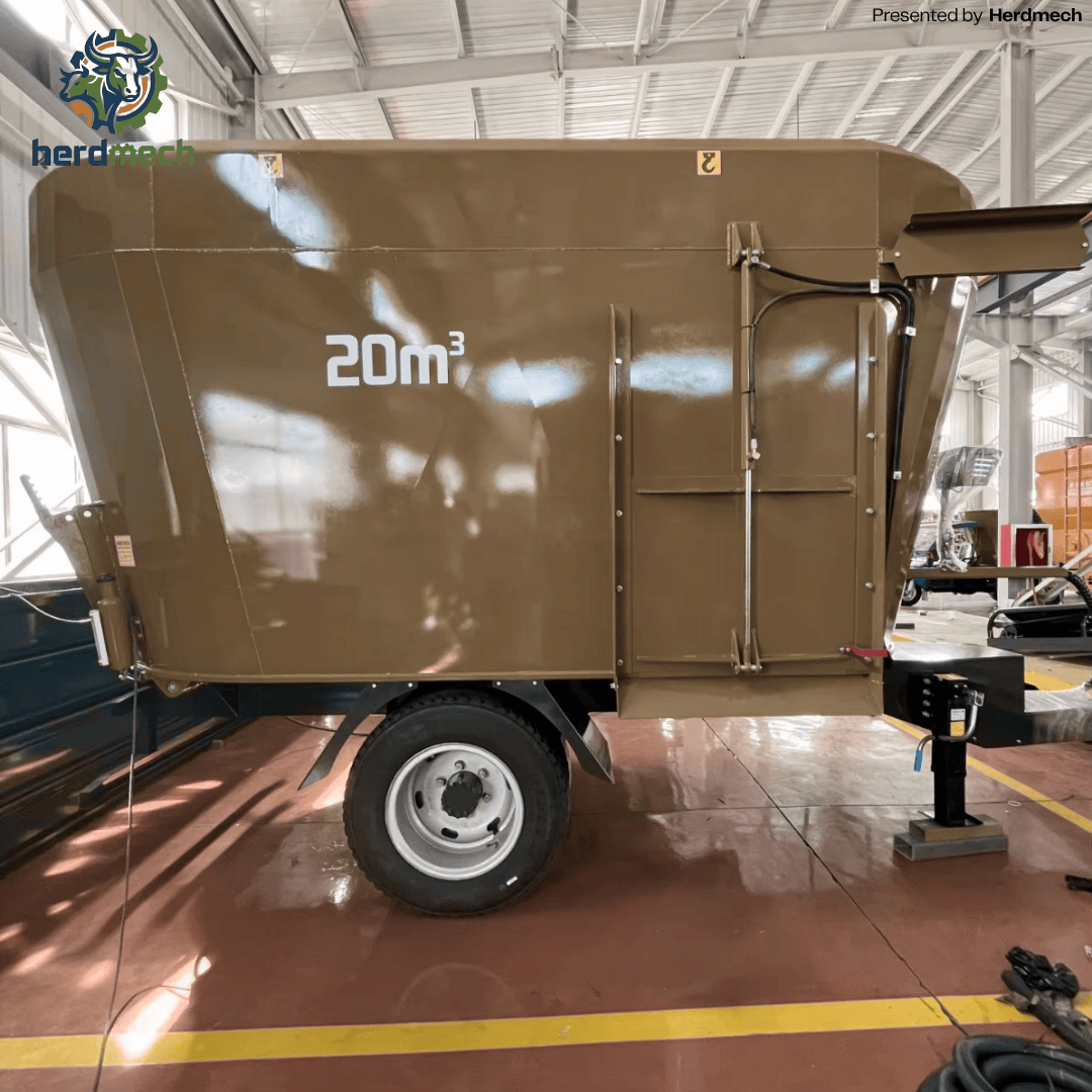 20m³ Trailed TMR Mixer: Ultimate Wear Resistance for Large Dairies