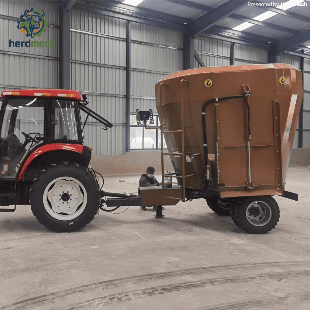 6m³ Trailed TMR Mixer: Compact Agility for Small to Mid-Sized Farms