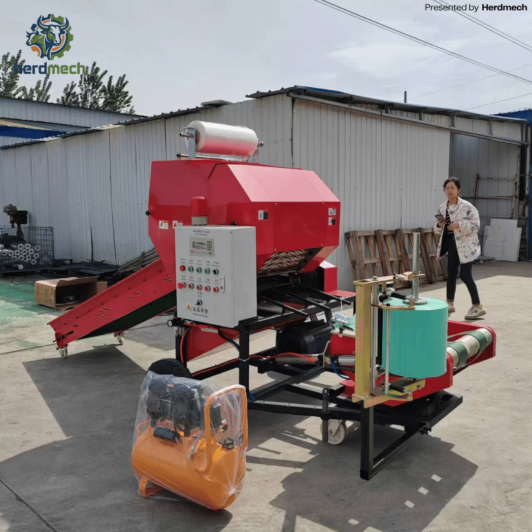 9YDB-55 Automatic Round Silage Baler and Wrapper Machine
