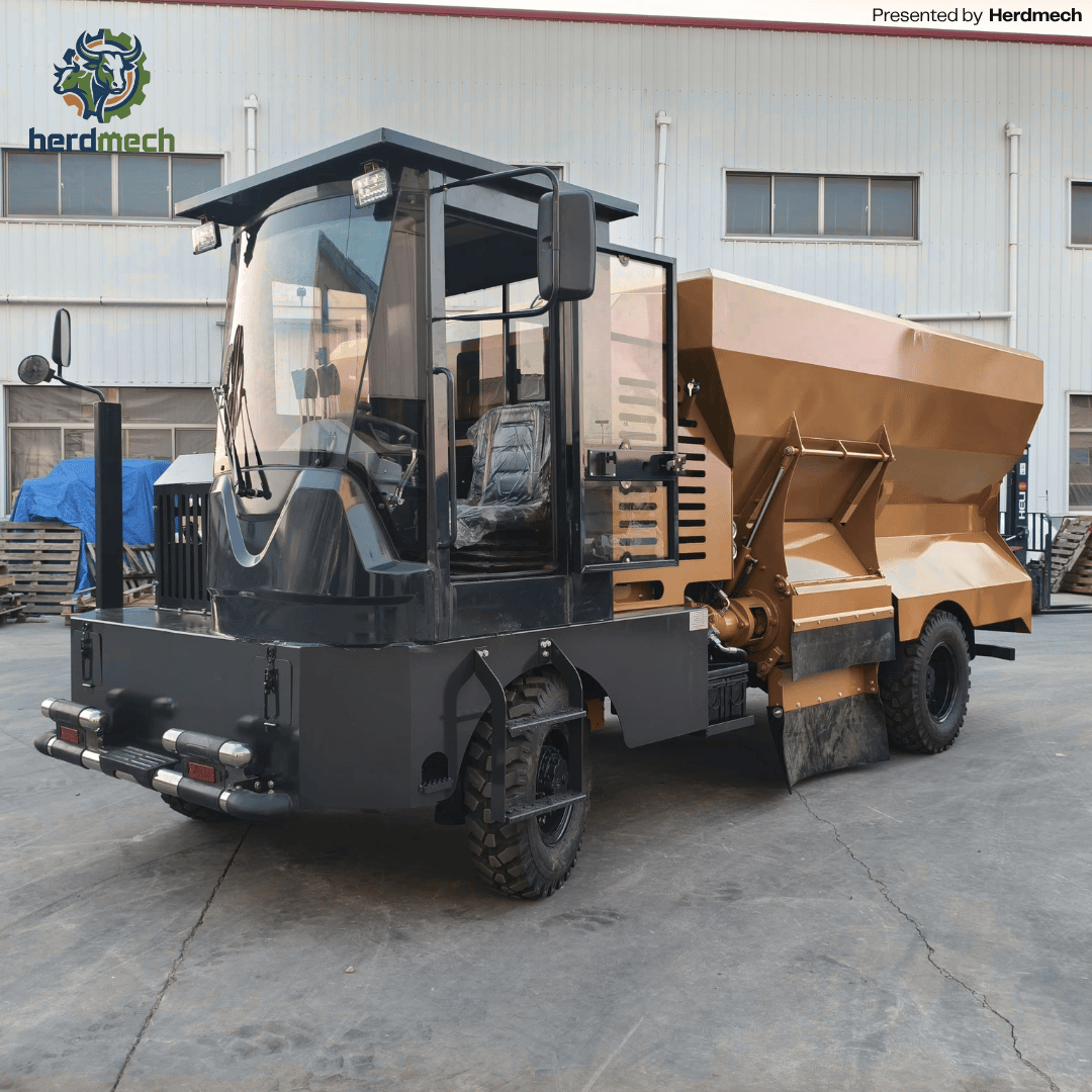 10CBM Cubicle Bedding Spreader | PL Series Hammer-Type with Auger System