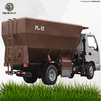 12CBM Cubicle Bedding Spreader | PL Series Hammer-Type with Auger System