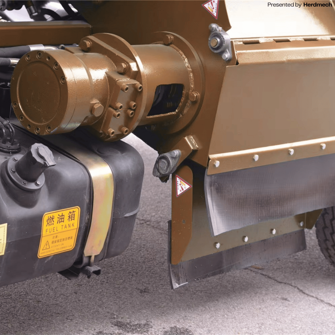 12CBM Cubicle Bedding Spreader | PL Series Hammer-Type with Auger System