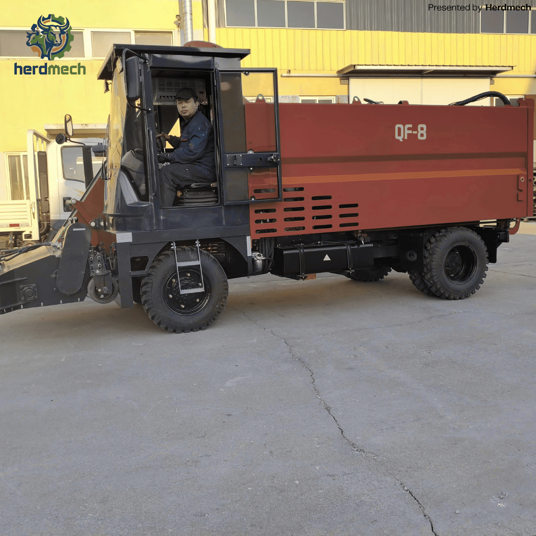 Manure Cleaning Truck | Models QF-08 — Yuchai-Powered Manure Collection Machine