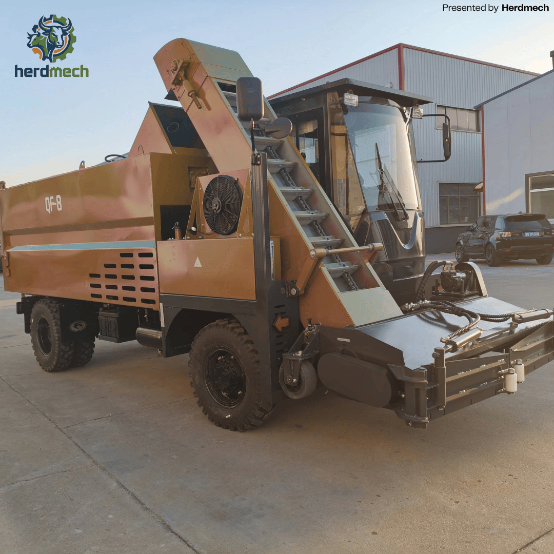 Manure Cleaning Truck | Models QF-08 — Yuchai-Powered Manure Collection Machine