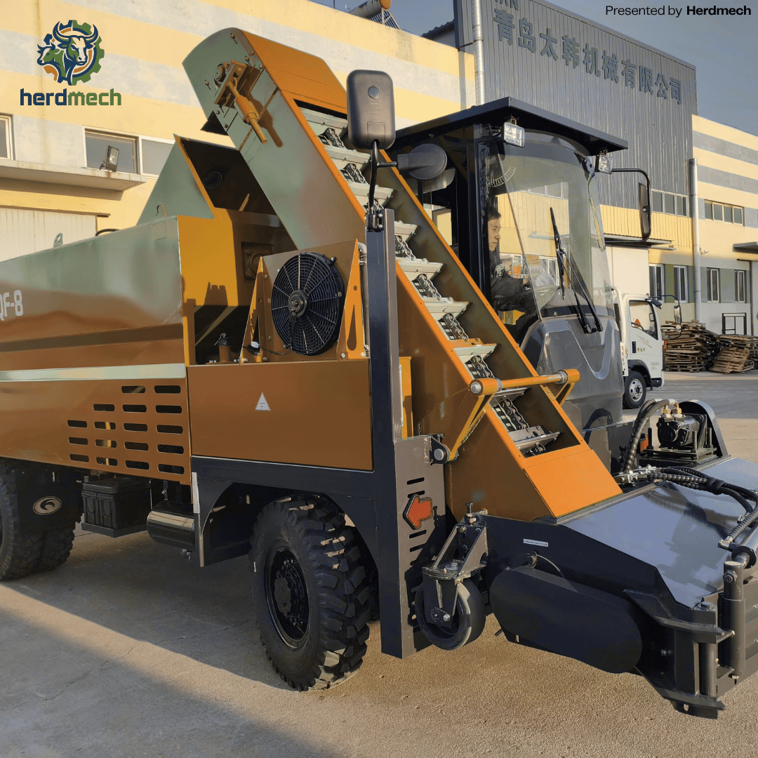 Manure Cleaning Truck | Models QF-08 — Yuchai-Powered Manure Collection Machine