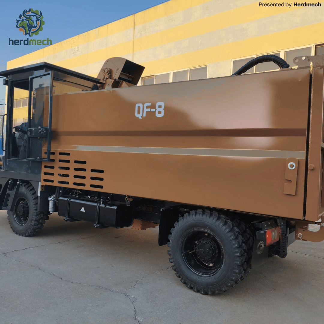 Manure Cleaning Truck | Models QF-08 — Yuchai-Powered Manure Collection Machine