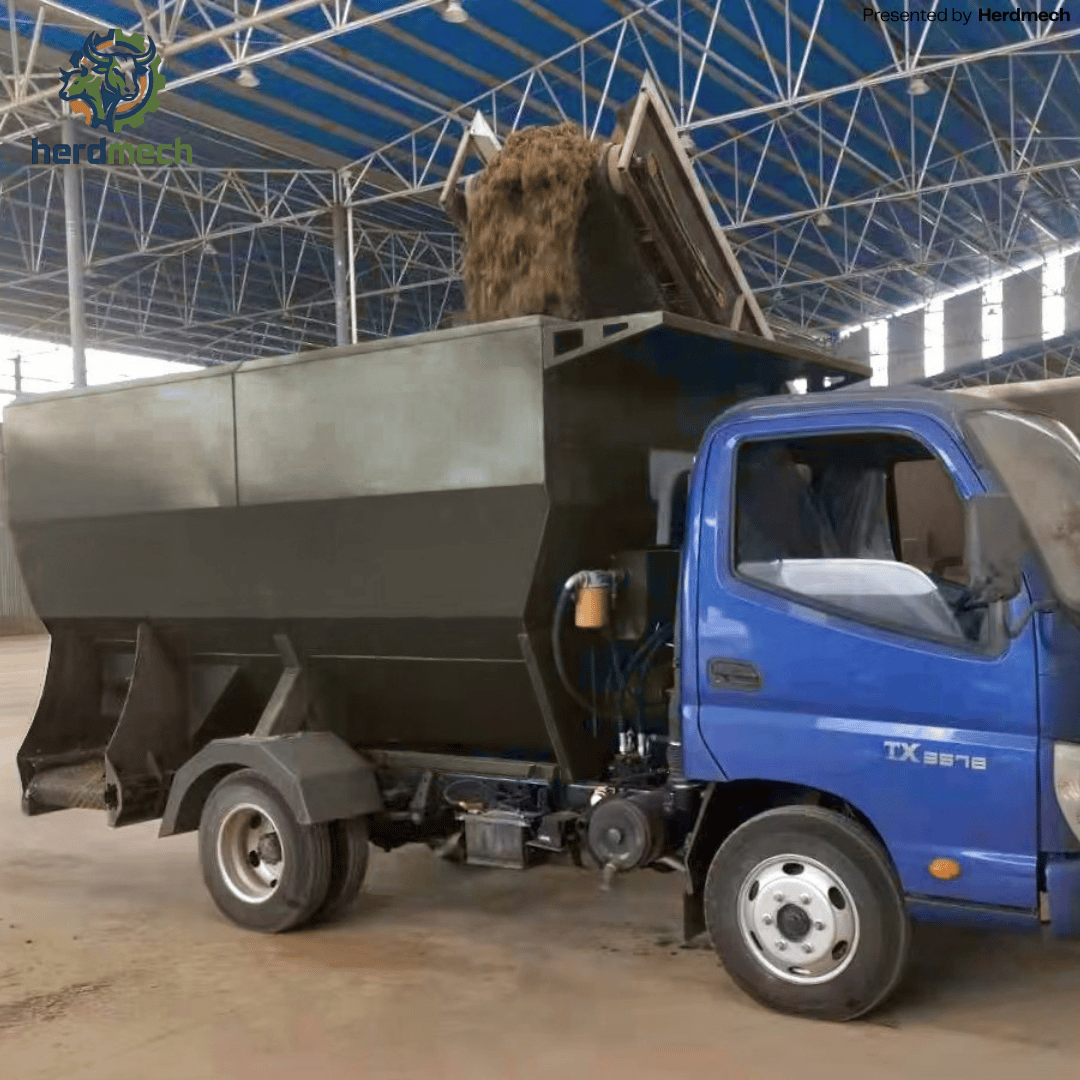 8CBM TMR Feed Distribution (Model: 9JSL-8) With Diesel Energy