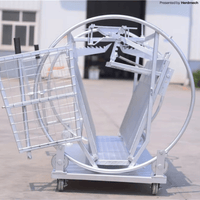 Goat Hoof Trimming Stand – Adjustable Stainless Steel Flip Table