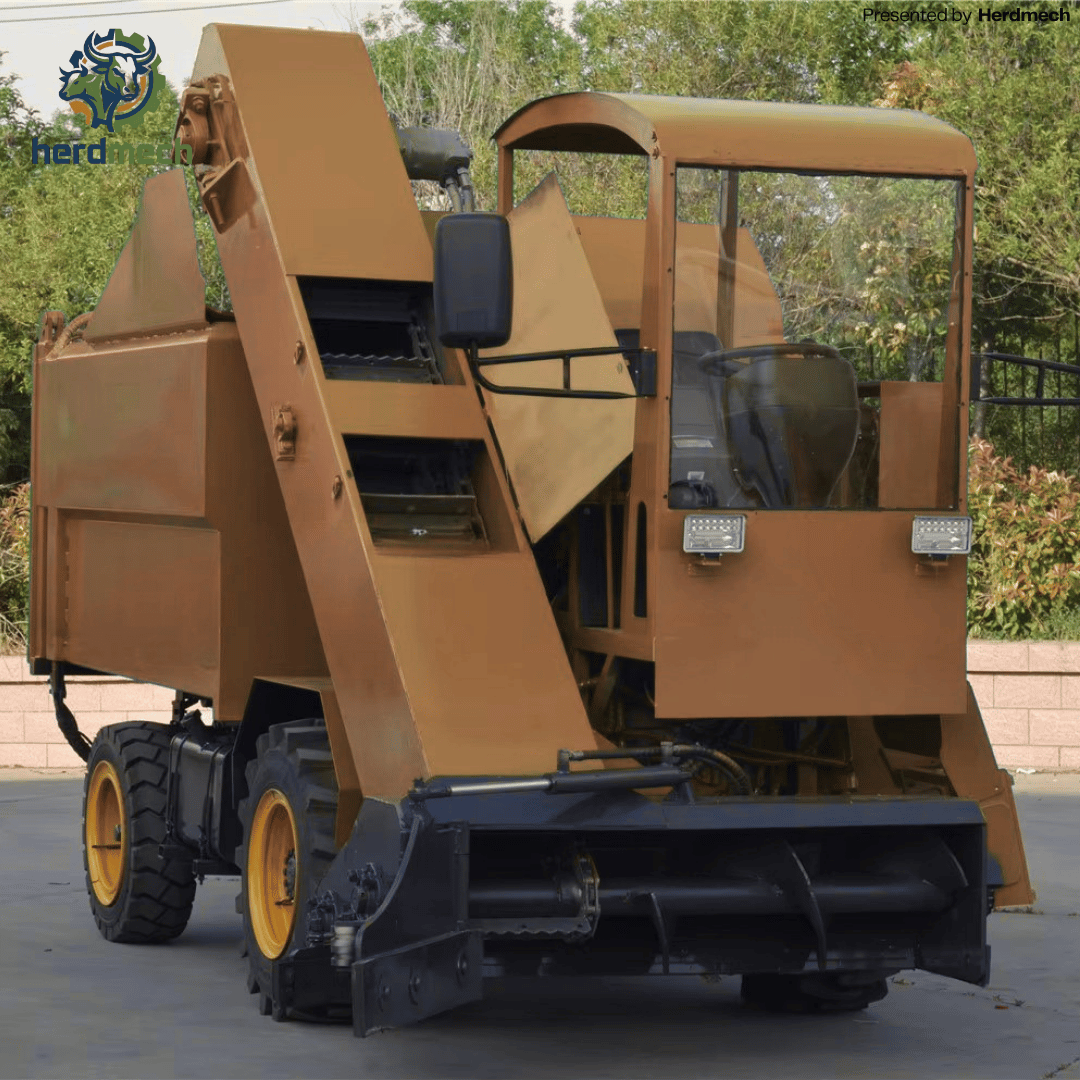 Leftover Feed Collector | 12m³ Diesel-Powered Feed Recovery & Secondary Feeding Machine
