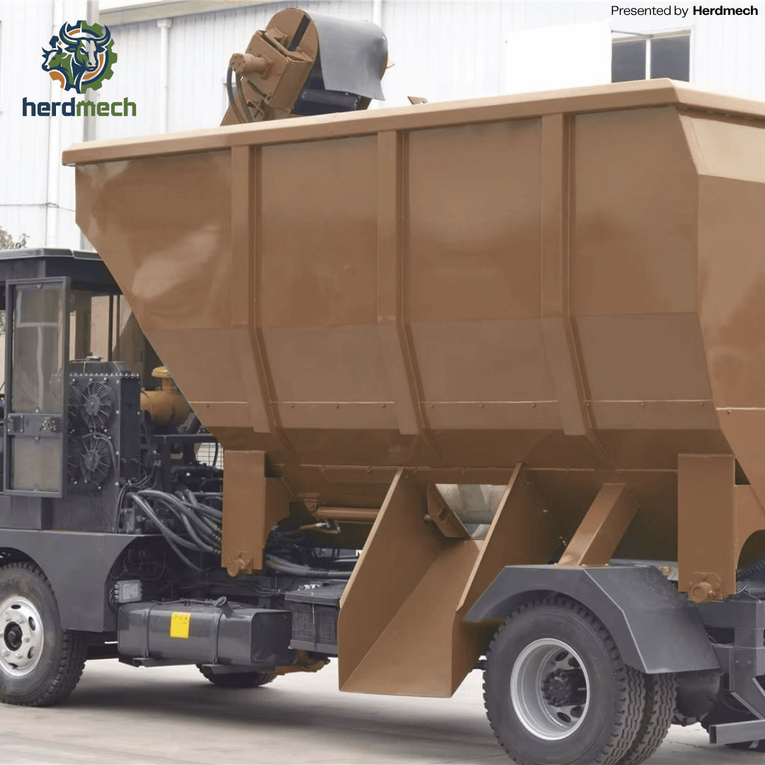 Leftover Feed Collector | 16m³ Diesel-Powered Feed Recovery & Secondary Feeding Machine