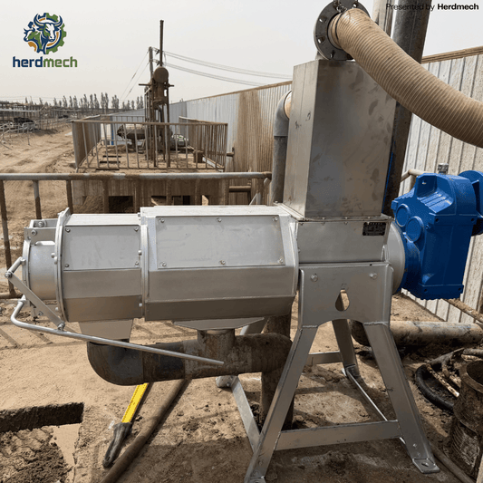 Cow Manure Dewatering Machine | Screw Press Solid-Liquid Separator