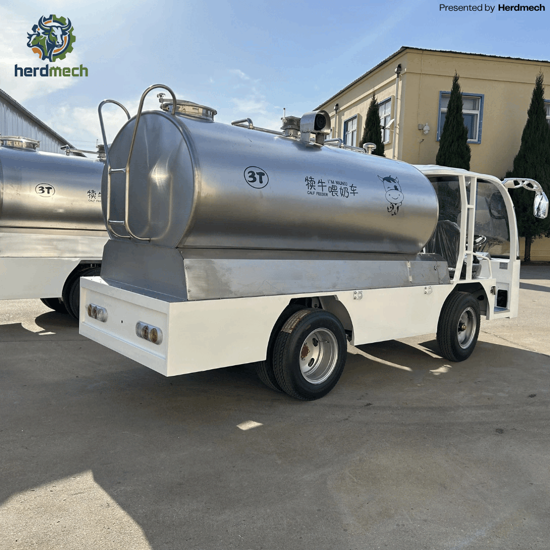 3000L Electric Milk Taxi Calf Milk Feeder | Stainless Steel