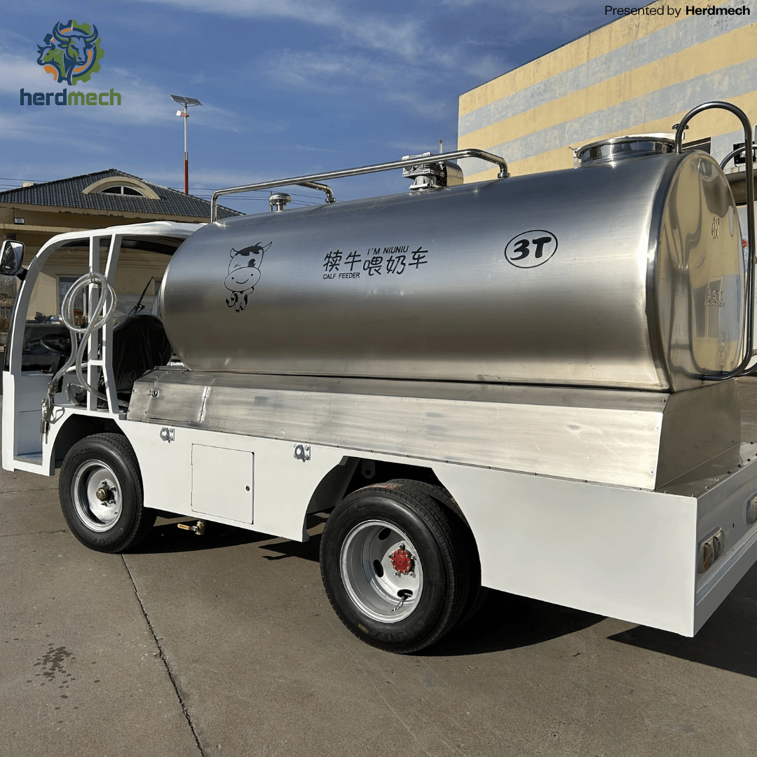 3000L Electric Milk Taxi Calf Milk Feeder | Stainless Steel