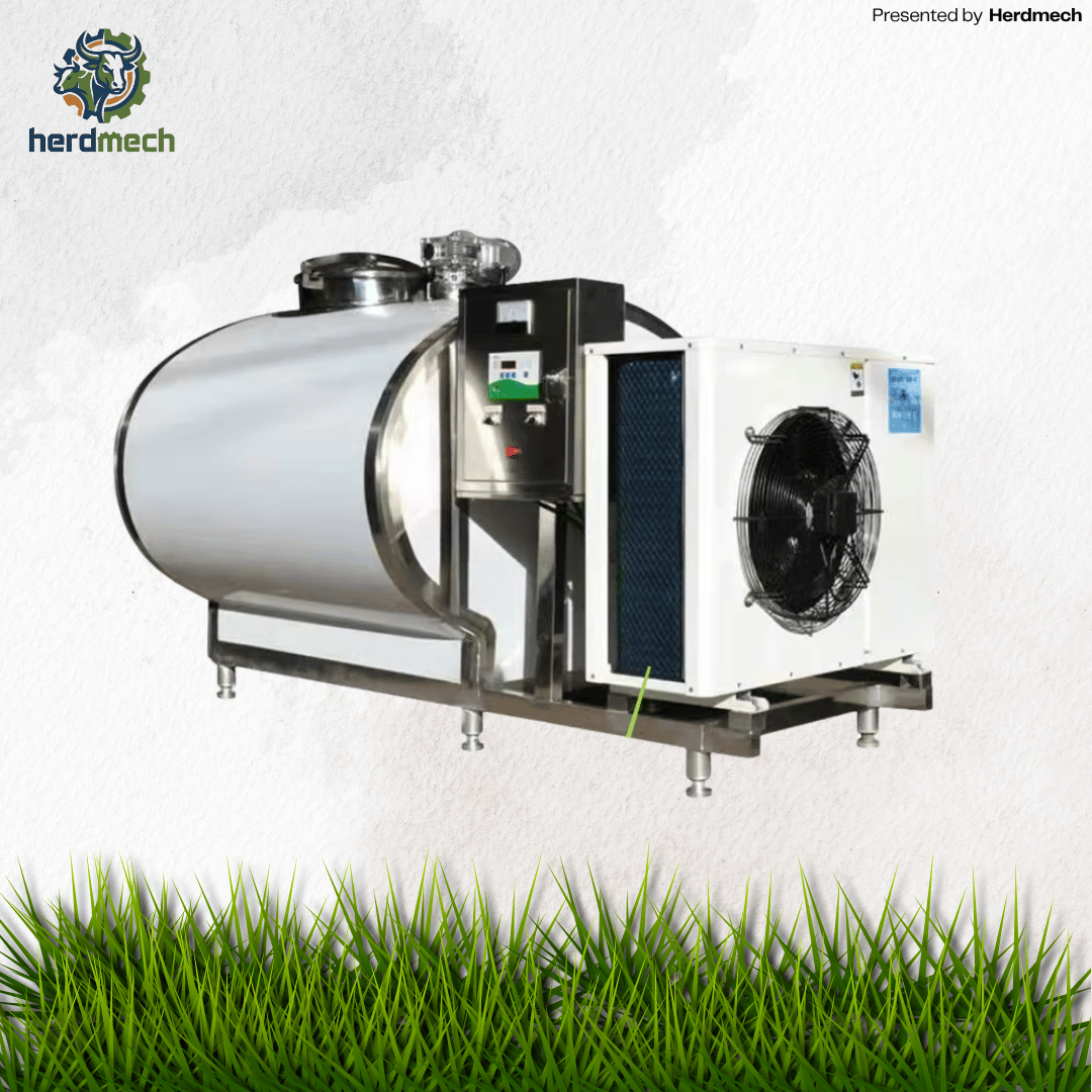 2000L Horizontal Milk Cooling Tank | Stainless Steel Bulk Milk Cooler