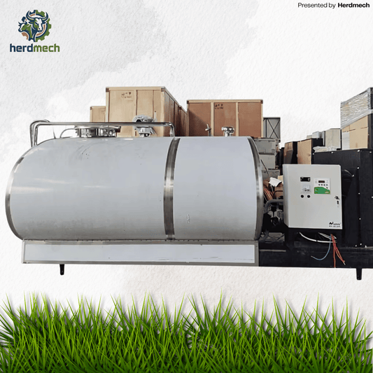 2000L Horizontal Milk Cooling Tank | Stainless Steel Bulk Milk Cooler