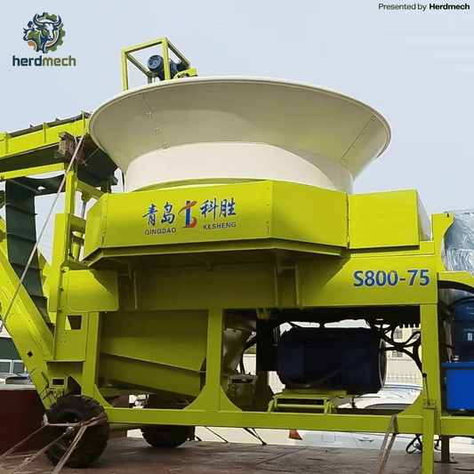 Herdmech S800-90 Tub Grinder | 90kW Livestock Straw Chopper