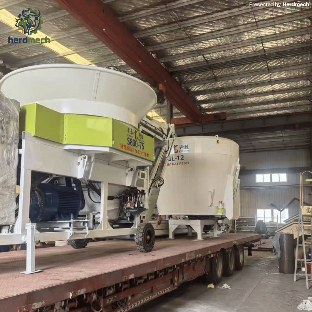 Herdmech S1030-132 Heavy-Duty Tub Grinder | 132kW Bale Processor