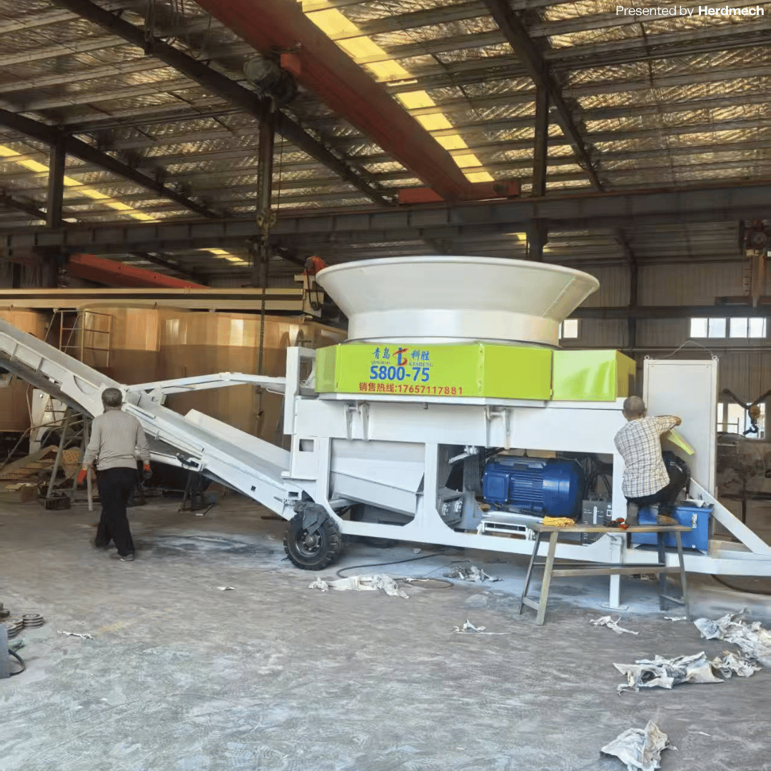 Herdmech S1030-132 Heavy-Duty Tub Grinder | 132kW Bale Processor