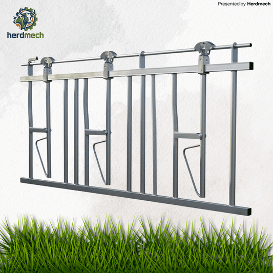 Self-Locking Cattle Head Lock | Adjustable 8–20ft