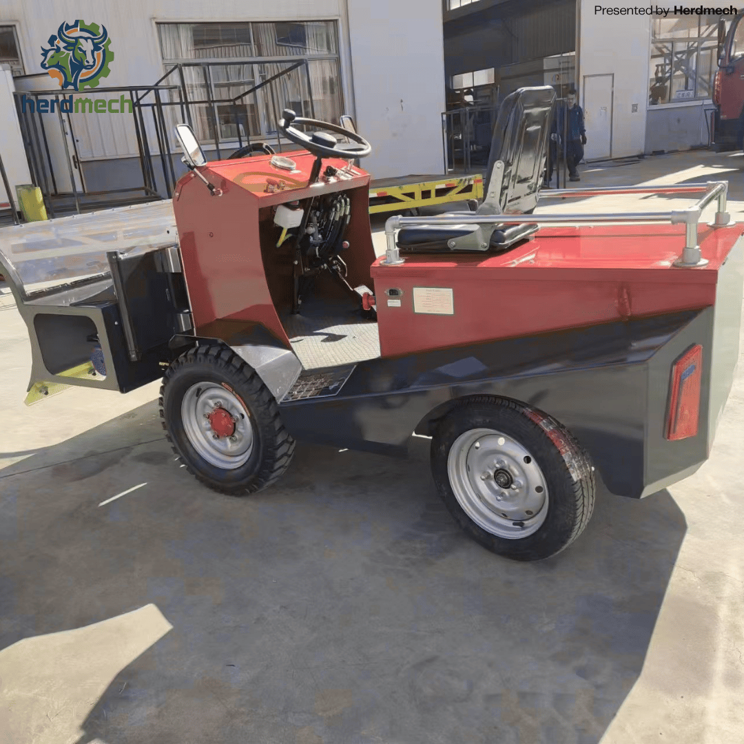Mini Feed Pusher | Push & Sweep Integrated Livestock Feeding Machine