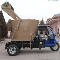 5CBM Self-Propelled TMR Mixers (Model: 9SCL-5) With Loader Bucket and Belt