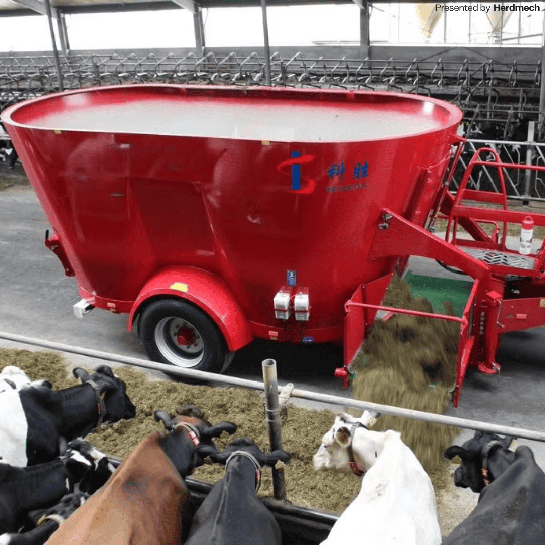 6-30CBM Tractor Trailed TMR Feed Mixer (Model: 9JQL-06/30)