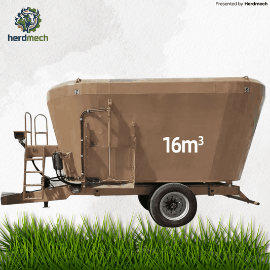 16m³ Dual-Auger Trailed TMR: Heavy-Duty Performance for Growing Herds