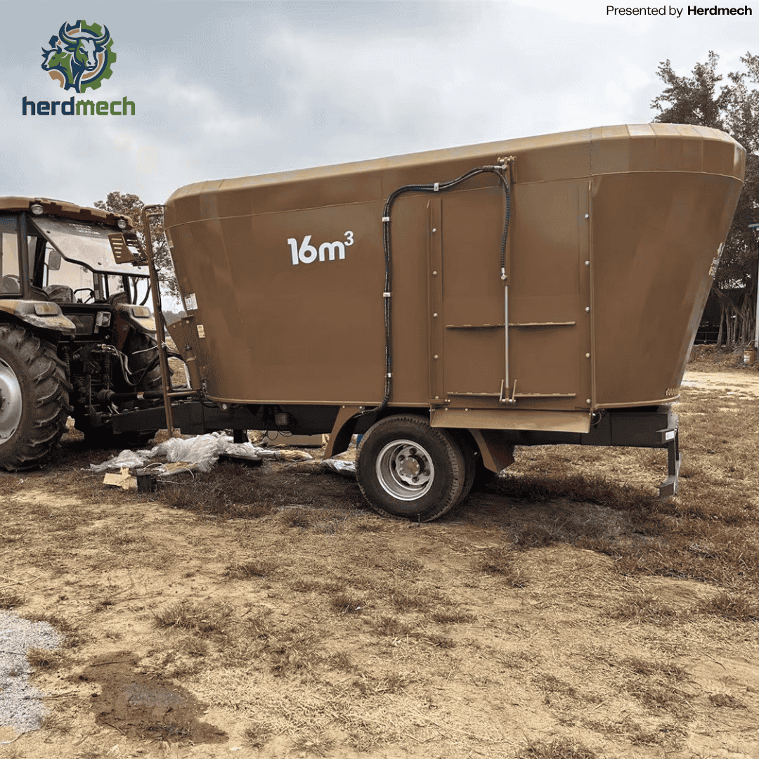 16m³ Dual-Auger Trailed TMR: Heavy-Duty Performance for Growing Herds