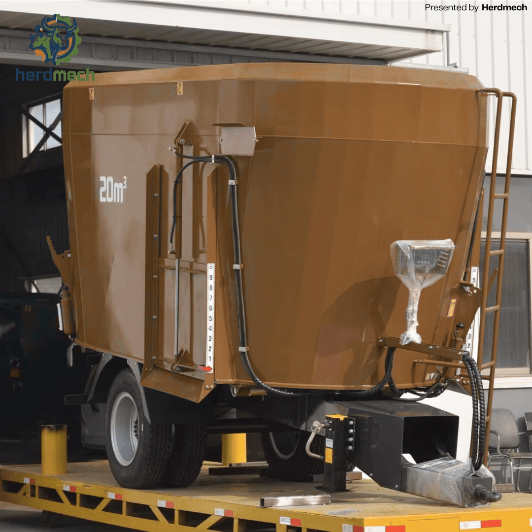 20m³ Trailed TMR Mixer: Ultimate Wear Resistance for Large Dairies