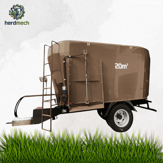 20m³ Trailed TMR Mixer: Ultimate Wear Resistance for Large Dairies