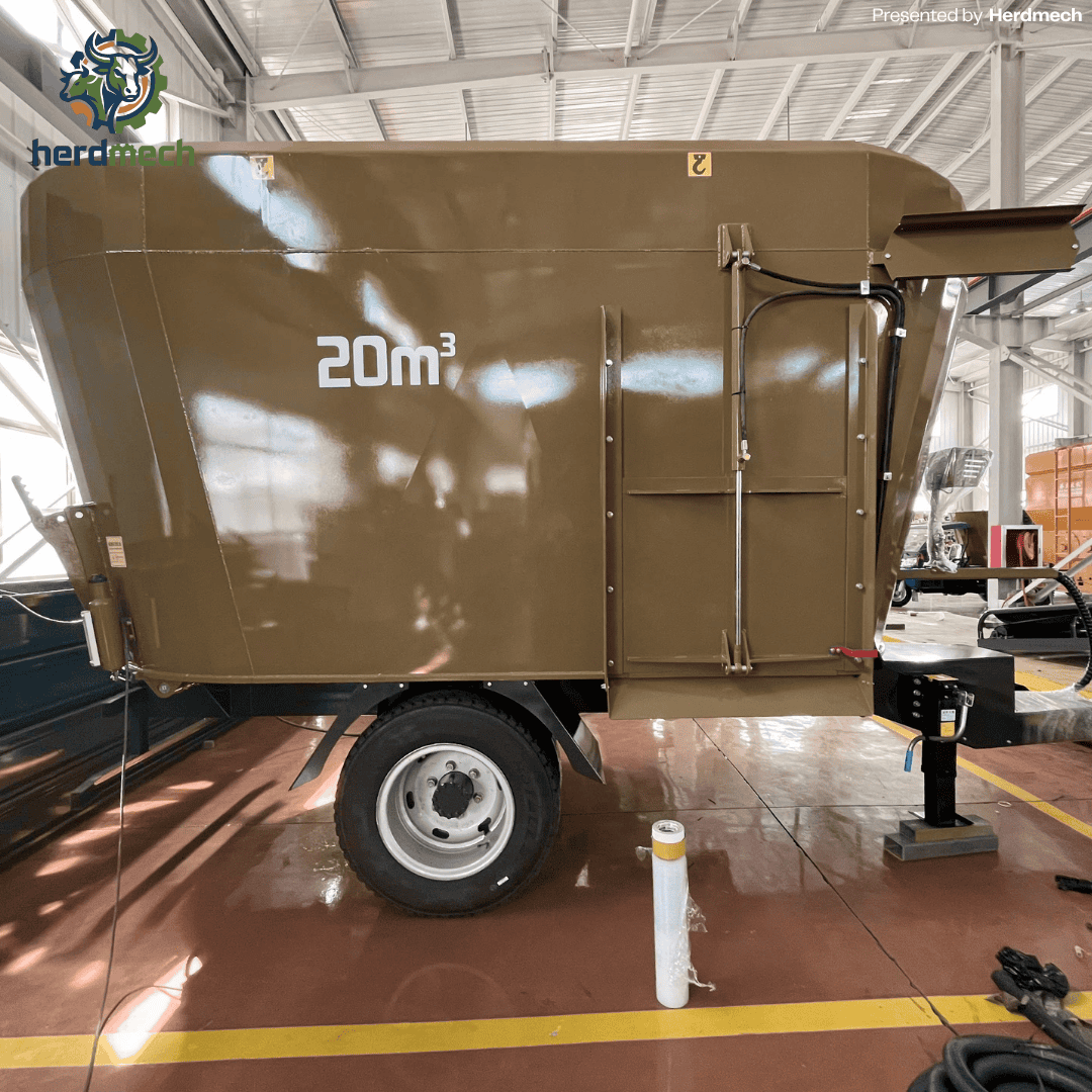 20m³ Trailed TMR Mixer: Ultimate Wear Resistance for Large Dairies