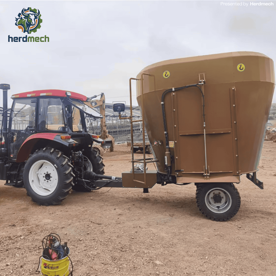 10m³ Trailed TMR Mixer: The Perfect Balance of Capacity and Maneuverability